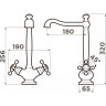 Смеситель OMOIKIRI KAGOSHIMA-G латунь/золото OKAG-G-35